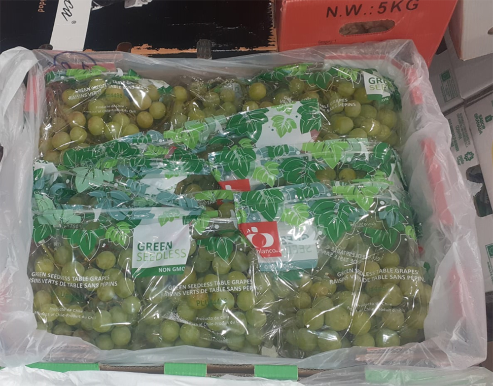 Uva seedless - Perù - 3,50 euro al chilogrammo